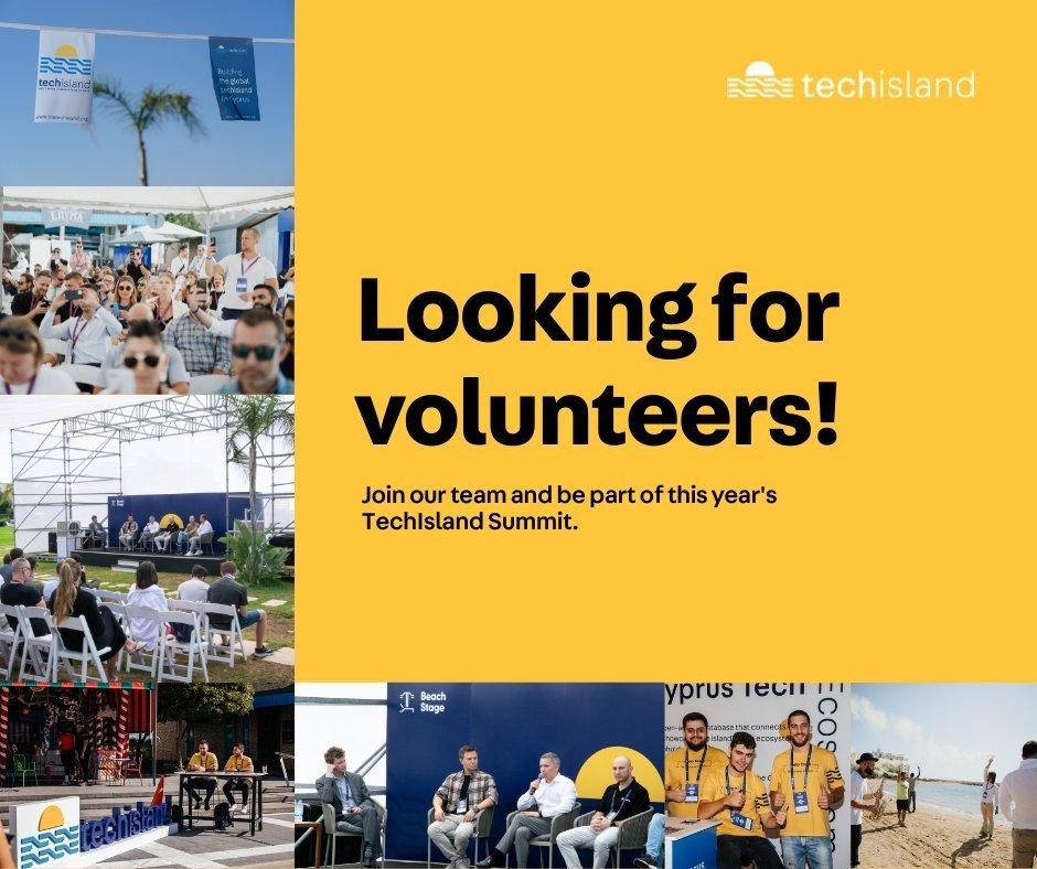 TechIsland Summit - Open Call for Volunteers